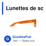 Lunettes de soleil personnalisables en PC recyclé avec logo - Marina GRS - Miniature 12