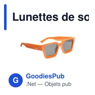 Lunettes de soleil personnalisables en PC recyclé avec logo - Marina GRS - Miniature 10
