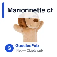 Marionnette chien | Obie - Miniature 1