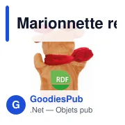 Marionnette renne | Dazzle - Miniature 8