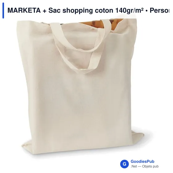 MARKETA + Sac shopping coton 180gr/m² - Image 2