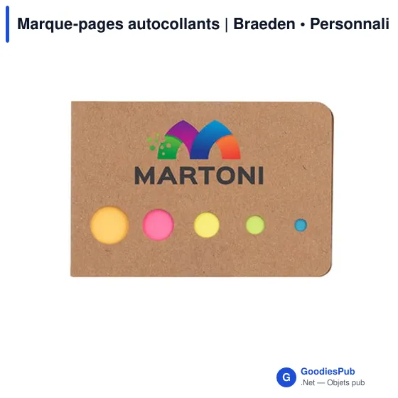 Marque-pages autocollants | Braeden - Image 11