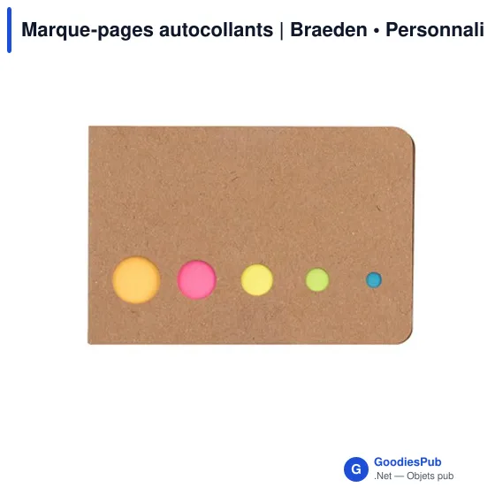 Marque-pages autocollants | Braeden - Image 12