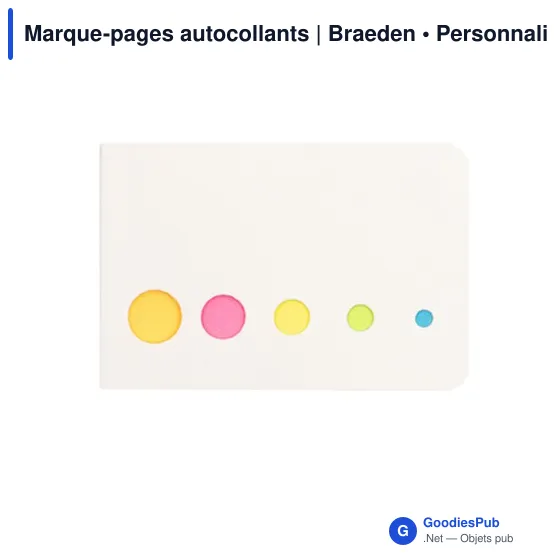 Marque-pages autocollants | Braeden - Image 4