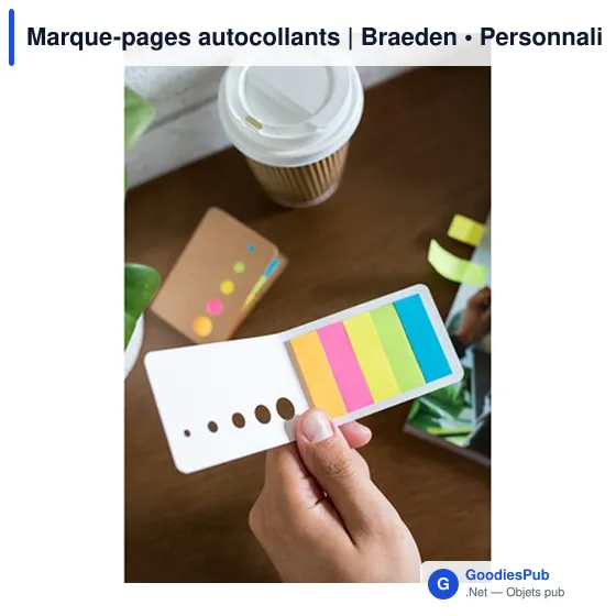 Marque-pages autocollants | Braeden - Image 7