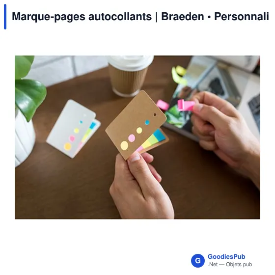 Marque-pages autocollants | Braeden - Image 8