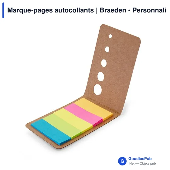 Marque-pages autocollants | Braeden - Image 9