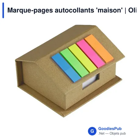 Marque-pages autocollants 'maison' | Oliver