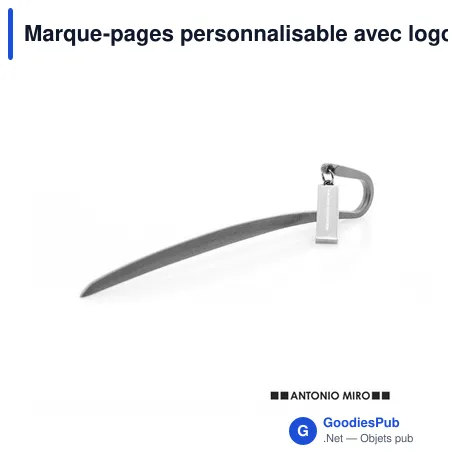 Marque-pages personnalisable avec logo pour entreprise - Baloa