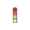 Variante rouge - Marque-pages Clay