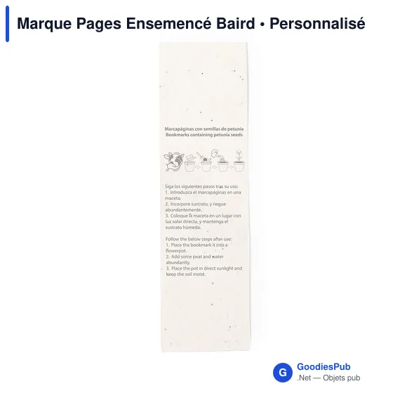 Marque Pages Ensemencé Baird - Image 3