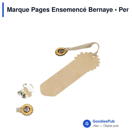 Marque Pages Ensemencé Bernaye