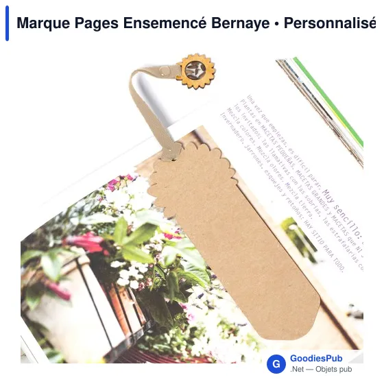 Marque Pages Ensemencé Bernaye - Image 3