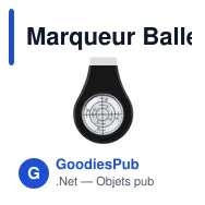 Marqueur Balle de Golf avec Niveleur Yonzor - Miniature 2