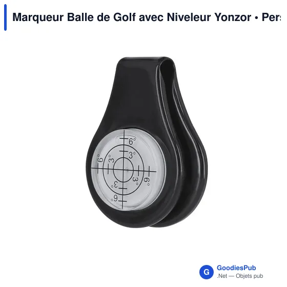 Marqueur Balle de Golf avec Niveleur Yonzor - Image 3