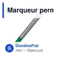 Marqueur permanent personnalisable en polypropylène avec logo - Permanent - Miniature 4