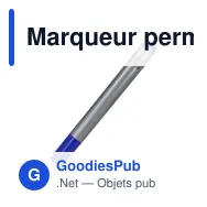 Marqueur permanent personnalisable en polypropylène avec logo - Permanent - Miniature 5