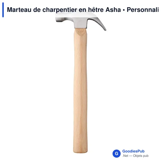 Marteau de charpentier en hêtre Asha - Image 1