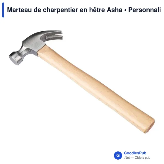 Marteau de charpentier en hêtre Asha - Image 2