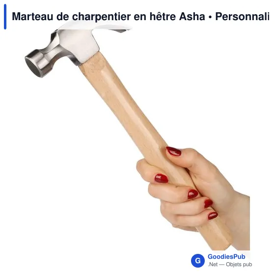 Marteau de charpentier en hêtre Asha - Image 6