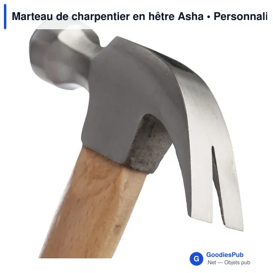 Marteau de charpentier en hêtre Asha - Image 7
