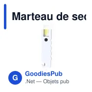 Marteau de secours personnalisable avec logo - Laguel - Miniature 1