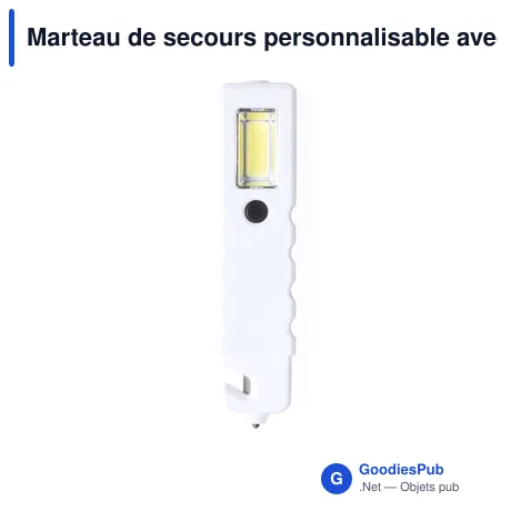 Marteau de secours personnalisable avec logo - Laguel
