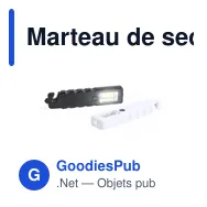Marteau de secours personnalisable avec logo - Laguel - Miniature 4