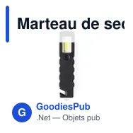 Marteau de secours personnalisable avec logo - Laguel - Miniature 6
