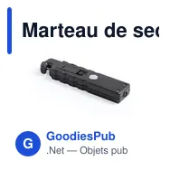Marteau de secours personnalisable avec logo - Laguel - Miniature 7