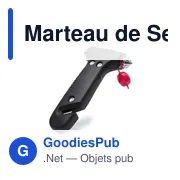 Marteau de secours personnalisable avec logo - Seleter - Miniature 1