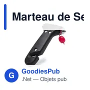 Marteau de secours personnalisable avec logo - Seleter - Miniature 2