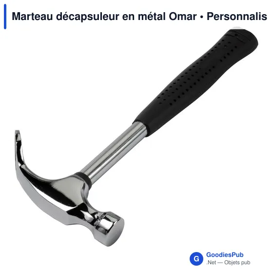 Marteau décapsuleur en métal Omar - Image 4