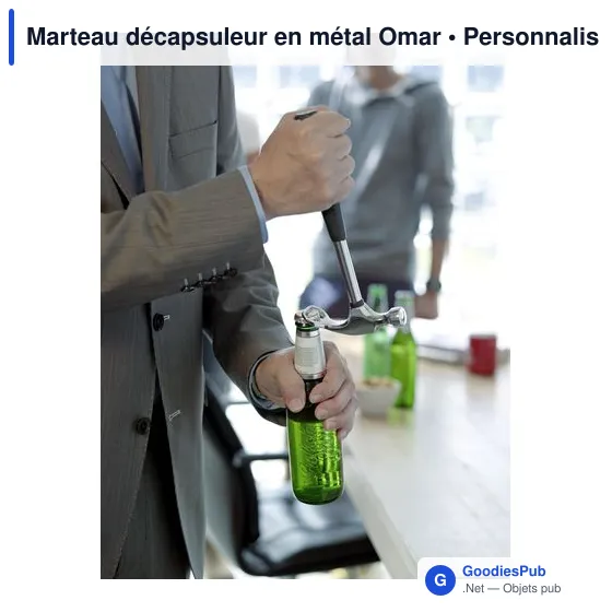 Marteau décapsuleur en métal Omar - Image 7
