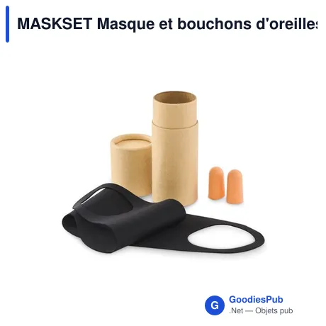 MASKSET Masque et bouchons d'oreilles