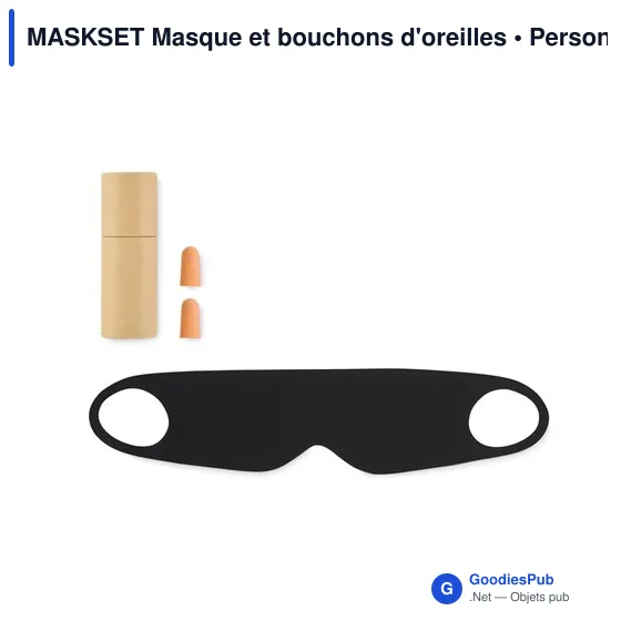 MASKSET Masque et bouchons d'oreilles - Image 3