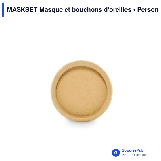 MASKSET Masque et bouchons d'oreilles - Image 4