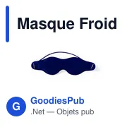 Masque Froid Milora - Miniature 1