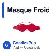 Masque Froid Milora - Miniature 4