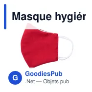 Masque hygiénique réutilisable personnalisable avec logo - Liriax - Miniature 9
