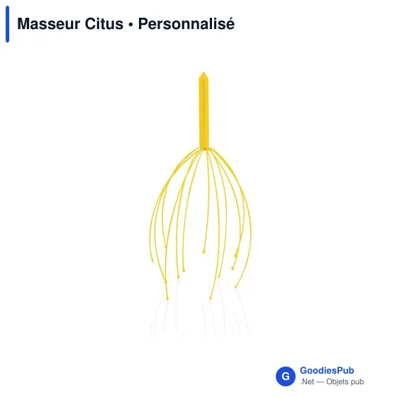 Masseur Citus personnalisable avec logo pour entreprises - Image 5