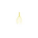 Variante jaune - Masseur Citus personnalisable avec logo pour entreprises
