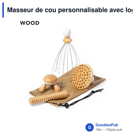 Masseur de cou personnalisable avec logo pour entreprises