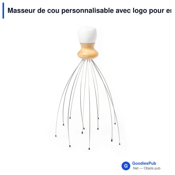 Masseur de cou personnalisable avec logo pour entreprises - Image 2