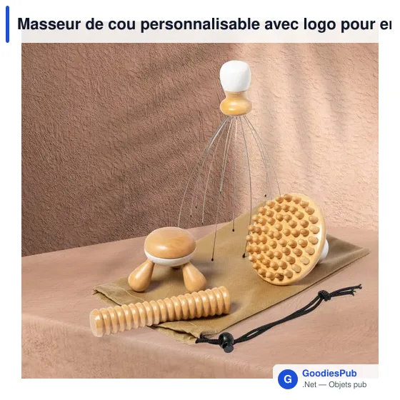 Masseur de cou personnalisable avec logo pour entreprises - Image 12