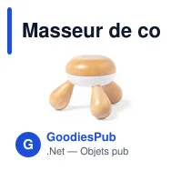 Masseur de cou personnalisable avec logo pour entreprises - Miniature 3