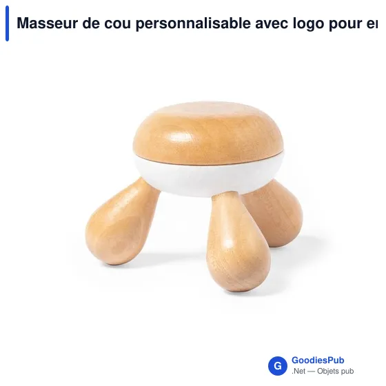Masseur de cou personnalisable avec logo pour entreprises - Image 3