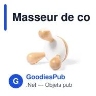 Masseur de cou personnalisable avec logo pour entreprises - Miniature 4