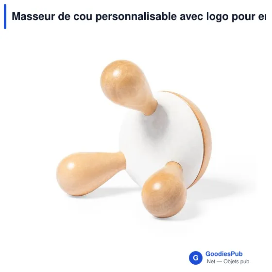 Masseur de cou personnalisable avec logo pour entreprises - Image 4