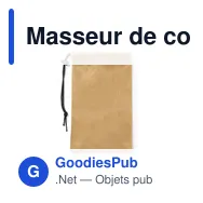Masseur de cou personnalisable avec logo pour entreprises - Miniature 6